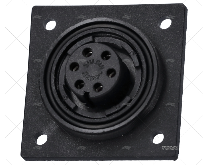 BASE ELÉTRICA FICHA MZ 6PINOS (APENAS BASE) MZ ELECTRONICS