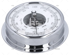 *** CHROMED BAROMETER 130mm BARIGO