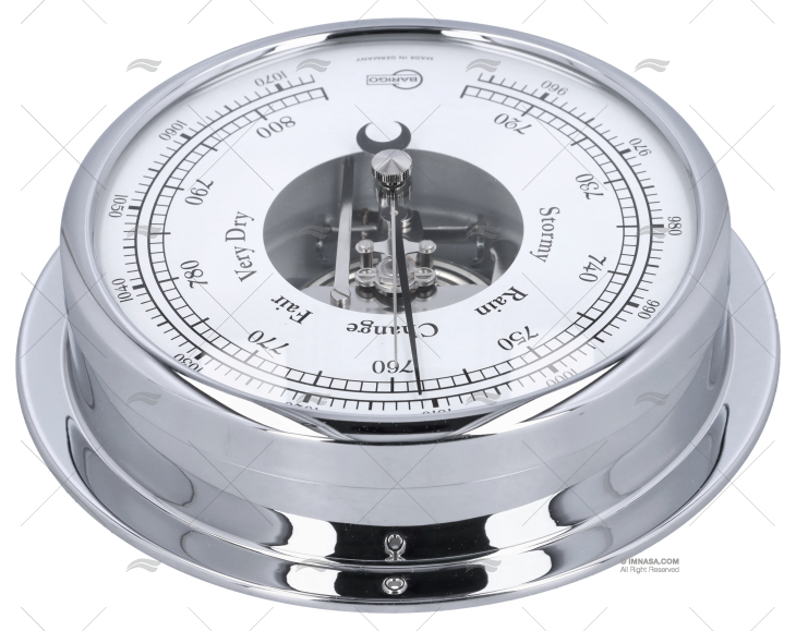 CHROMED BAROMETER 130mm BARIGO CHROMED BAROMETER 130mm BARIGO