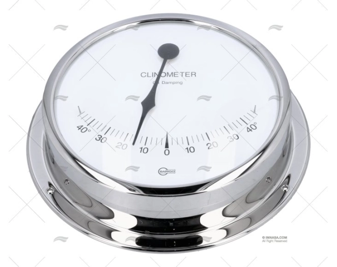 INCLINOMETER CHROMED 130mm BARIGO