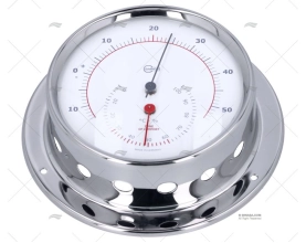 TERMO-IGROMETRO INOX 85mm BARIGO