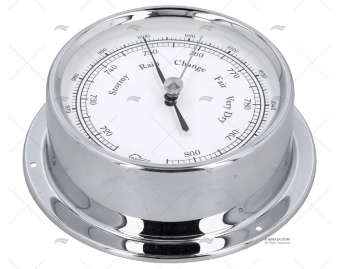 BARÓMETRO CROMADO 120mm BARIGO