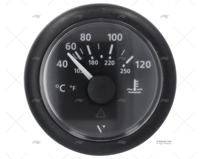 TERMOMETRO VLN 12/24V 120ºC 52mm