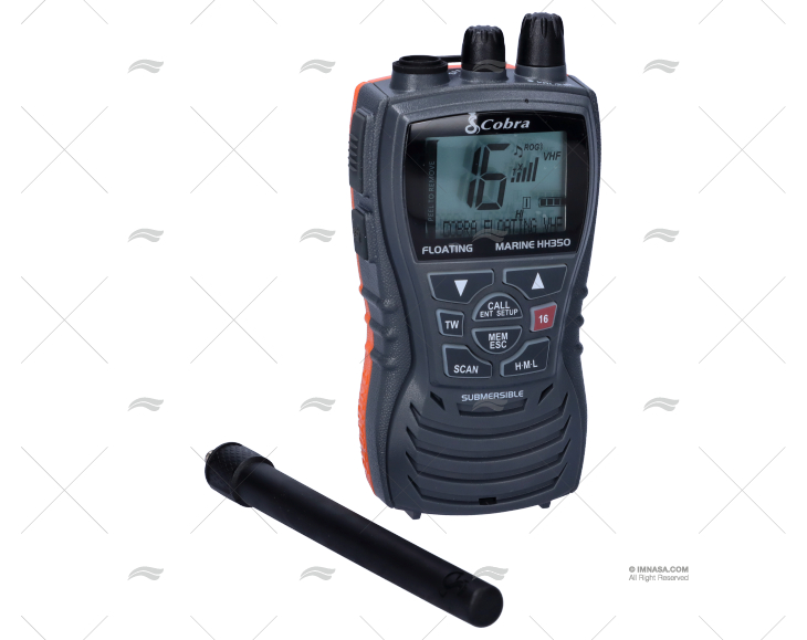 VHF PORTÁTIL COBRA MRHH350FLT IPX7 DGMM5