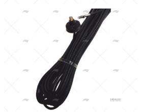 ANTENA VHF 0.20MT 1dB TRUCK PRETA  SCOUT PACIFIC AERIALS