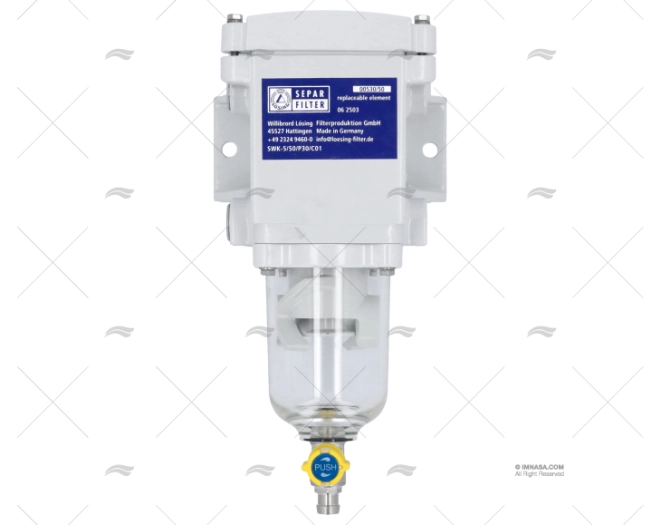 FILTRO FUEL S/AGUA 240 L/H SWK2000/5/50