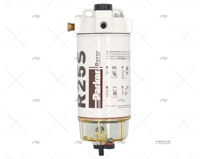 FILTRO CARBURANTE PER DIESEL CON SEPARATORE D'ACQUA 170L/H  2M