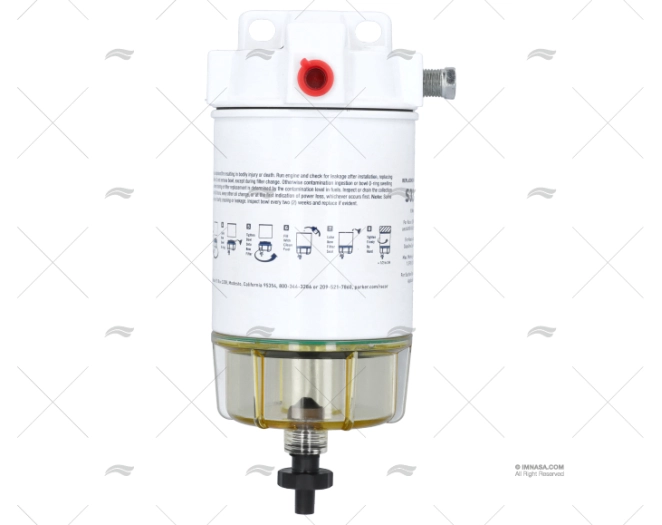 FILTRO COMBUSTÍVEL S/ÁGUA GASOLINA 227L/H 50<150CV RACOR
