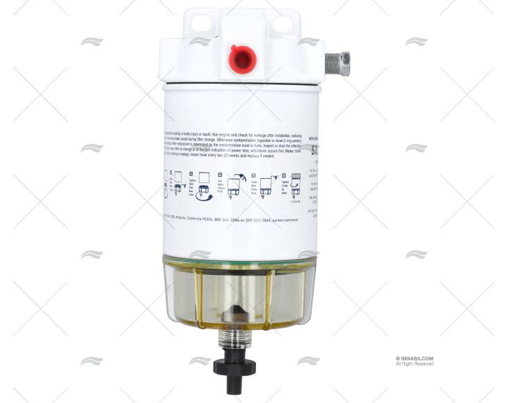 FILTRO CARBURANTE S/ACQUA BENZINA 227L/H 50<150CV RACOR