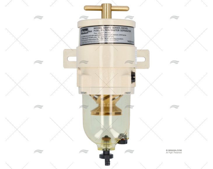 WATER/FUEL FILTER-SEPARATOR 227L/H