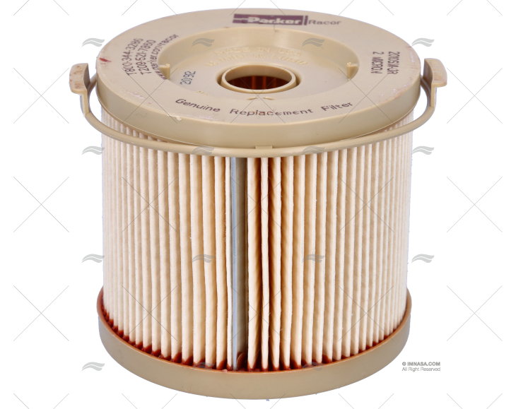 CARTUCCIA FILTRO  2 MICRONI C/GUARNIZIONE TORICA RACCORDO