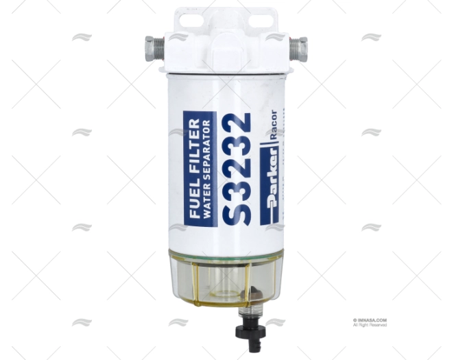 FILTRO CARBURANTE CON SEPARATORE D'ACQUA BENZINA 340L/H 150<300C RACOR