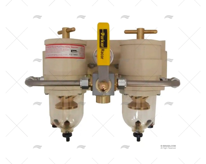 FILTRE DOUBLE PERMUTABLE A/MAIN.224/454L RACOR