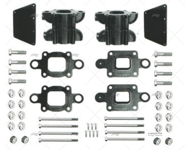 KIT SEPARADOR 6'' V6 V8 MC BARR MARINE