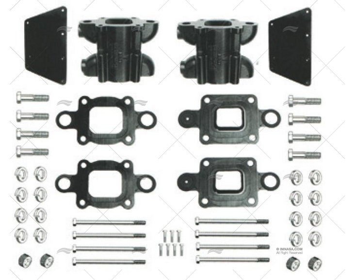 KIT SEPARADOR 6'' V6 V8 MC BARR MARINE