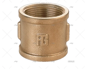 BRASS COUPLER FEMALE-FEMALE 1/8' GUIDI