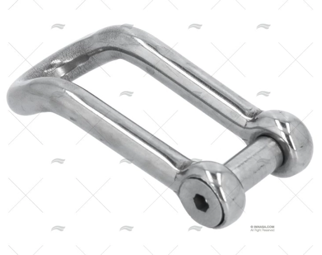 GRILLETE LARGO PLEGADO INOX 08mm