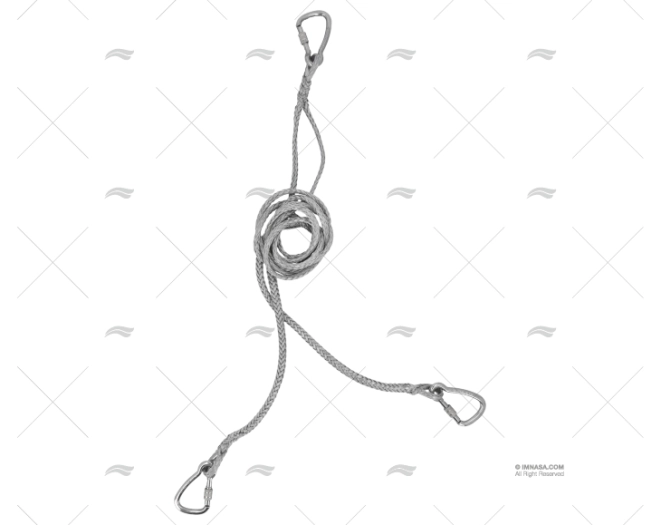 KIT ELEVADOR BOTE AUXILIAR 1,75m (1000kg) IMNASA