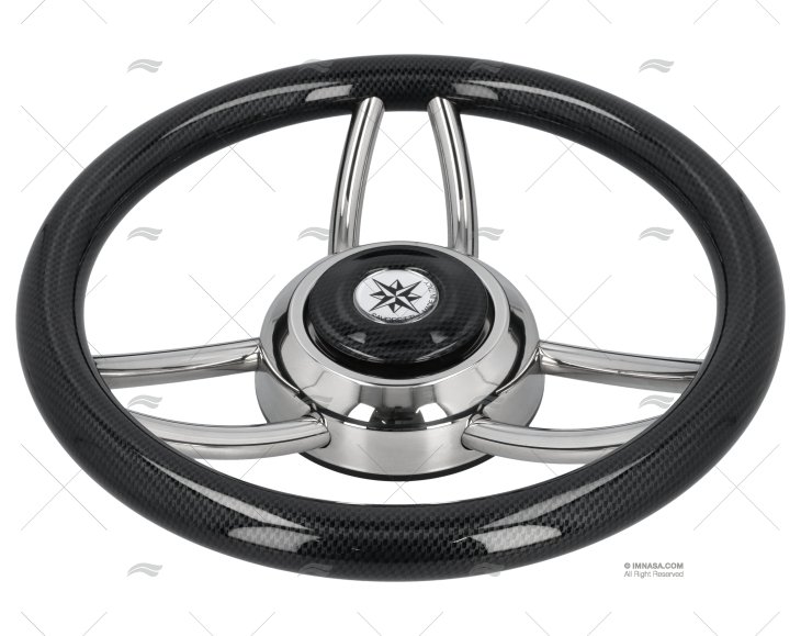 RUOTA DEL TIMONE 350mm T26CF     BLOCCO CARBONIO SAVORETTI ARMANDO