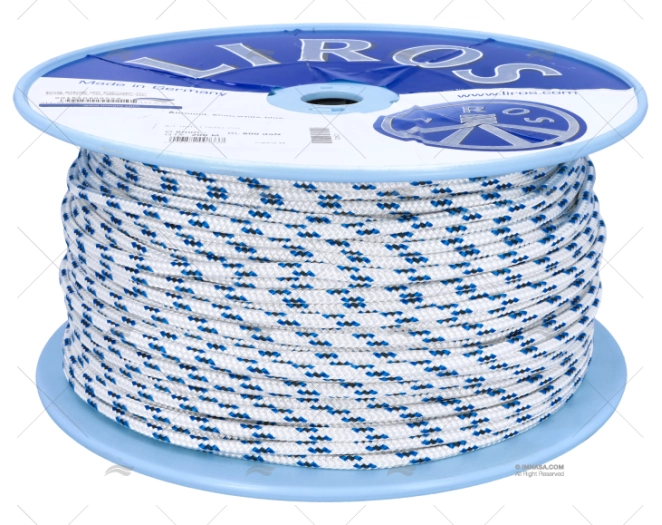 SCOTTA ALLROUND 06mm BIANCO/BLU 200m LIROS