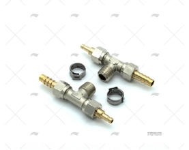 JOGO RACCORDS PISTÃO 1/4 x 8mm LECOMBLE SCHMITT