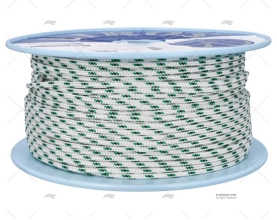 SCOTTA ALLROUND 06mm BIANCO/VERDE 200m LIROS
