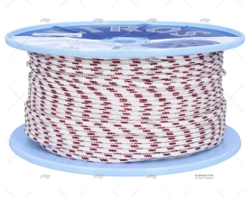 ESCOTA ALLROUND 06mm BRANCO/VERMELHO 200m LIROS