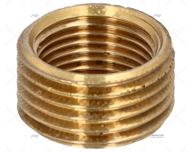 RIDUZIONE LISCIA MASCHIO/FEMMINA 1/2"x3/8"