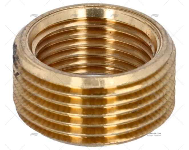 RIDUZIONE LISCIA MASCHIO/FEMMINA 3/4"x1/2"