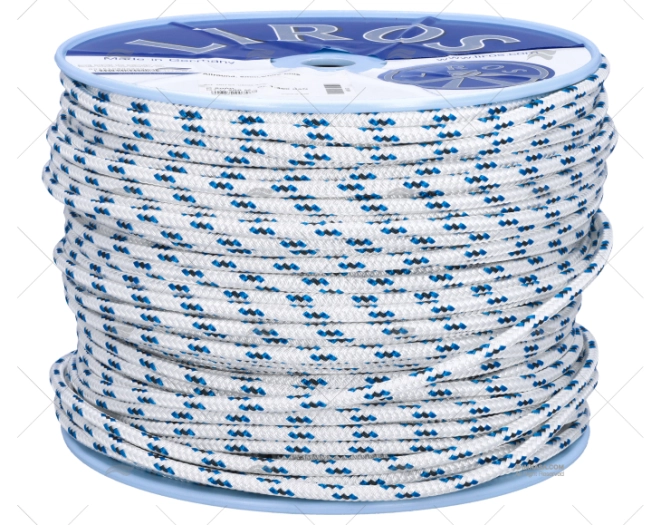 SCOTTA ALLROUND 08mm BIANCO/BLU  200m LIROS