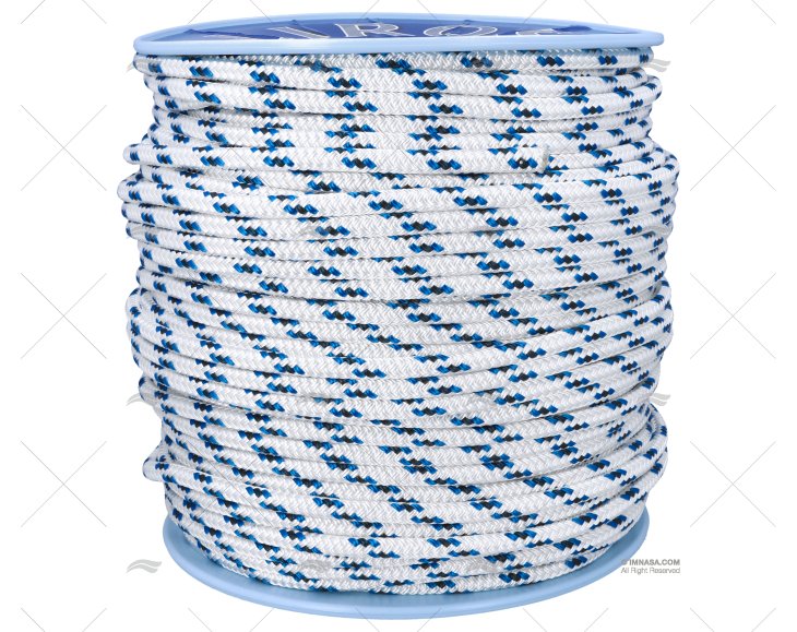 SCOTTA ALLROUND 10mm BIANCO/BLU 200m LIROS