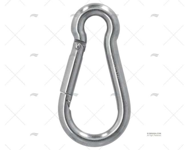 MOSQUETÃO INOX-316 09x90mm