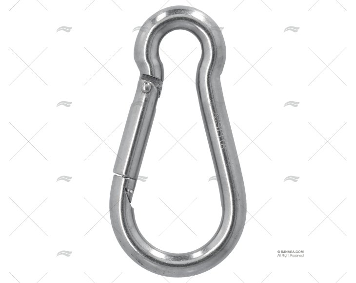 MOSQUETÃO INOX-316 09x90mm