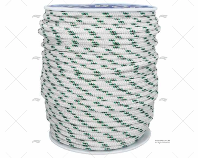 SCOTTA ALLROUND 10mm BIANCO/VERDE 200m LIROS