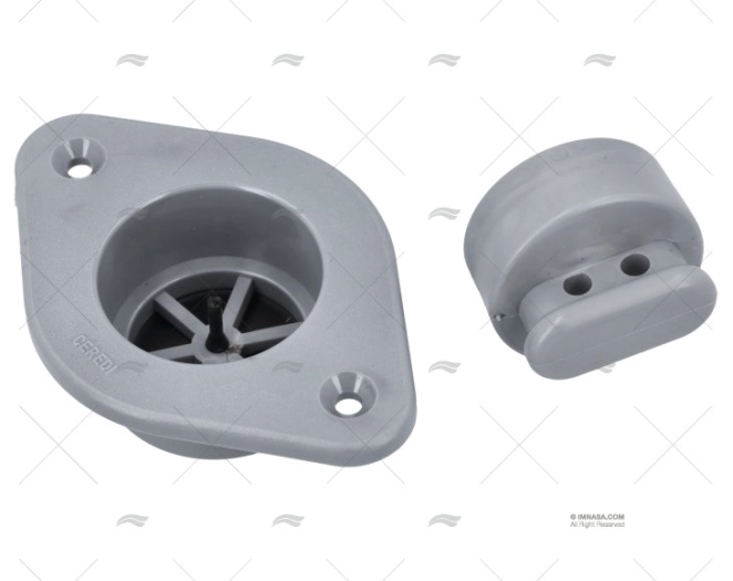 TAMPA DRENAGEM COM VÁLVULA 40mm CINZA