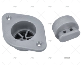 TAMPA DRENAGEM COM VÁLVULA 40mm CINZA