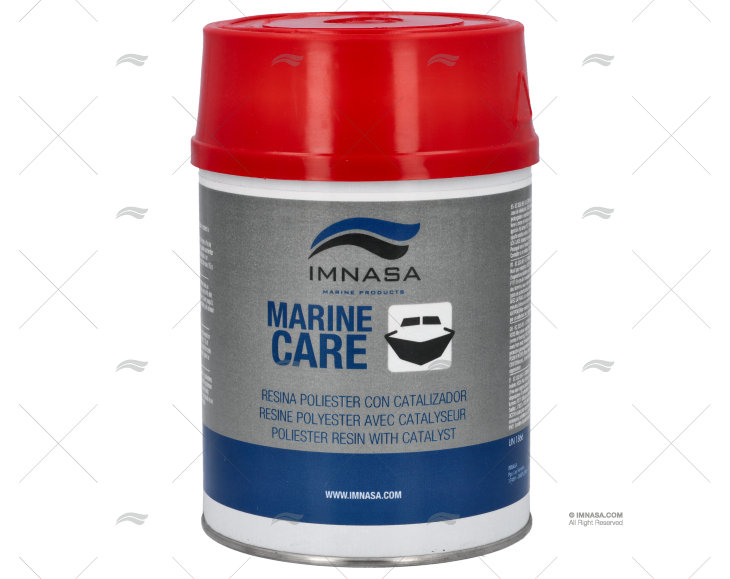 KIT RESINA POLIÉSTER 750gr C/CATALISADOR IMNASA