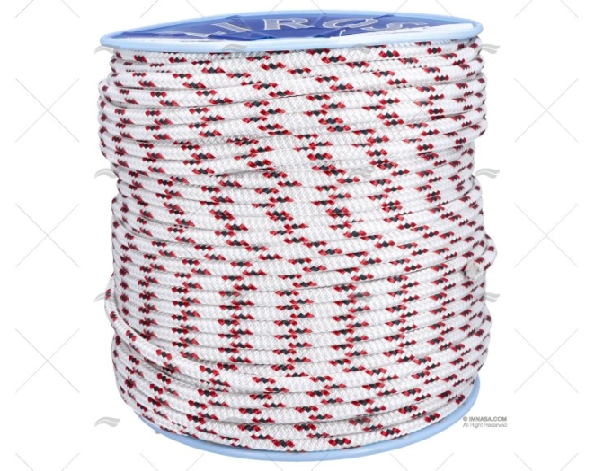 ESCOTA ALLROUND 10mm BRANCO/VERMELHO 200m LIROS