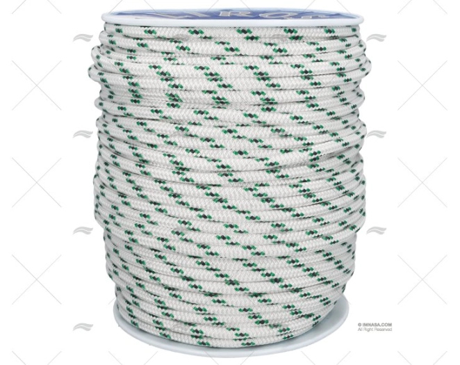 SCOTTA ALLROUND 12mm BIANCO/VERDE 200m LIROS