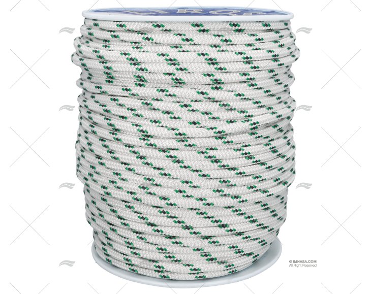 SCOTTA ALLROUND 12mm BIANCO/VERDE 200m LIROS