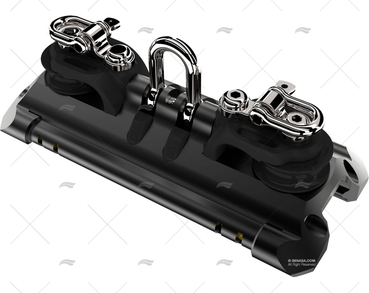 CARRELLO T1 C/GRILLO 2 PULEGGE. ARRA. E STROZZASCOTTA LEWMAR