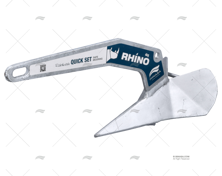 ÂNCORA RHINO  4 kg GALVANIZADO IMNASA