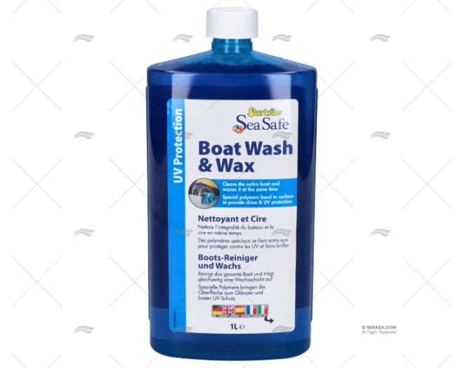 BOAT WASH & WAX 500ml SEA SAFE