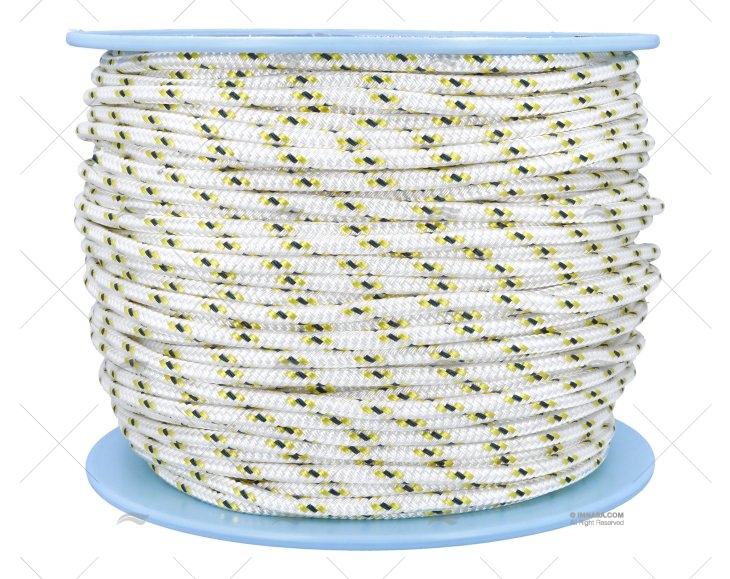 ESCOTA ALLROUND 06mm BLANCO/AMAR. 200m LIROS