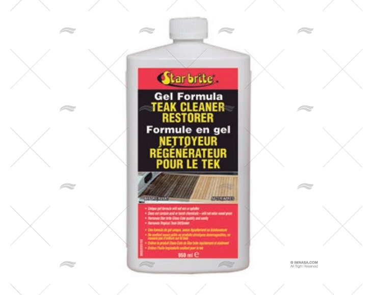 PULITORE GEL RENOVA. TEAK 1000ml. STAR BRITE
