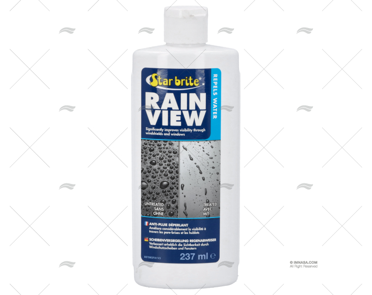 ANTI ACQUA IDROREPELLENTE PER TERGICRISTALLO E PARABREZZA 237ml. STAR BRITE