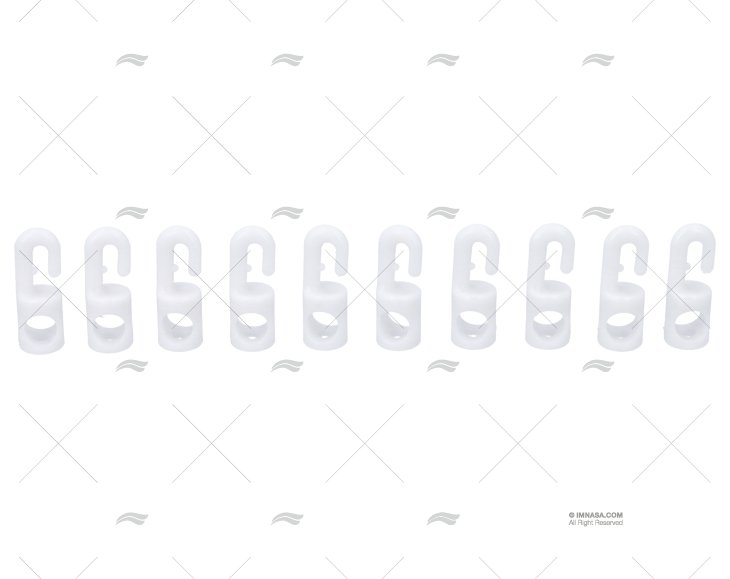GANCIO NYLON P/FERLETTES 04MM KIT 10U. LIROS