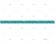 CORDAGE DYNA SOFT 4mm GRIS/TURQUOISE 100