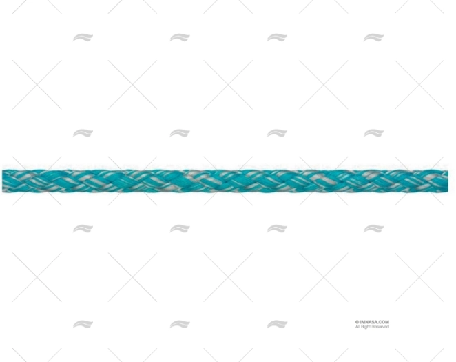 CABO DYNAMIC SOFT  4mm GRIS/TURQUE 100m LIROS