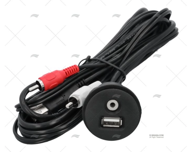 ADATTATORE ENTRATA USB/AUX 3,5mm CAVO 2m